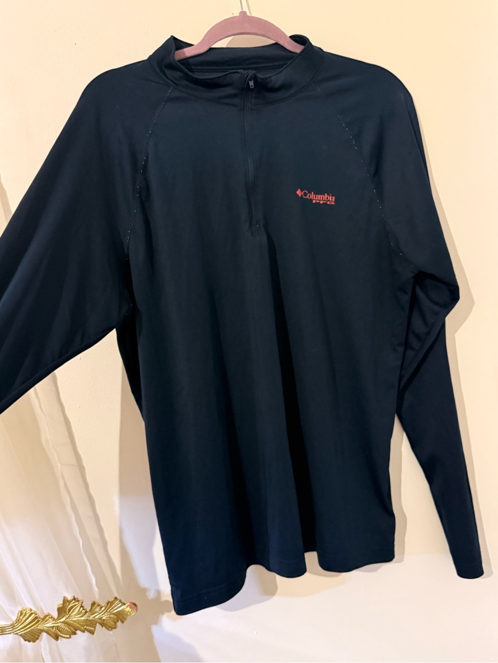 Columbia Navy Blue Quarter-Zip Pullover